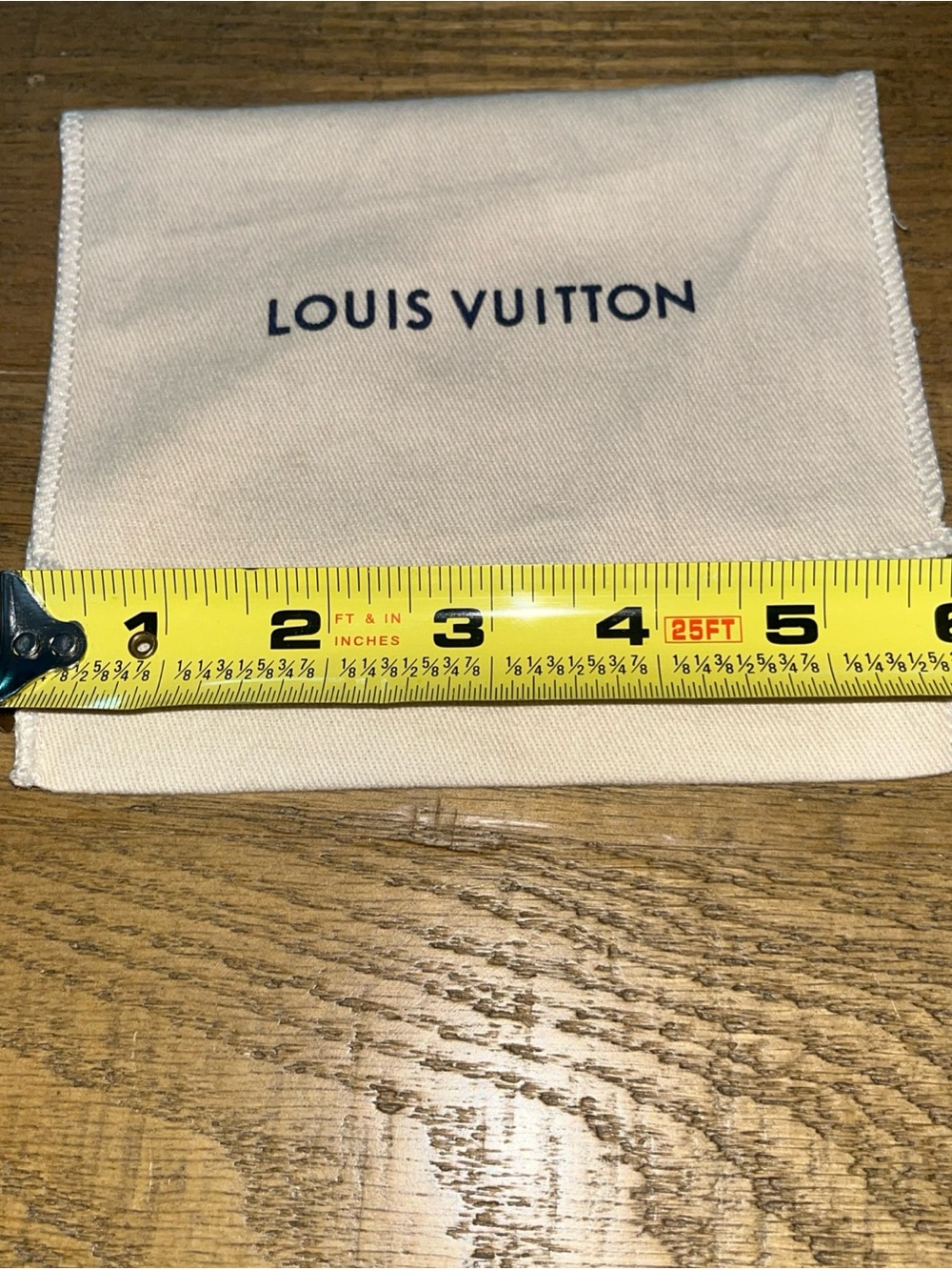 Louis Vuitton Cotton Dust Cover Bag Coin Purse 6” x 6” - Picture 2 of 6
